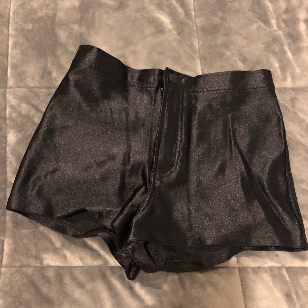 Worn once American apparel disco shorts